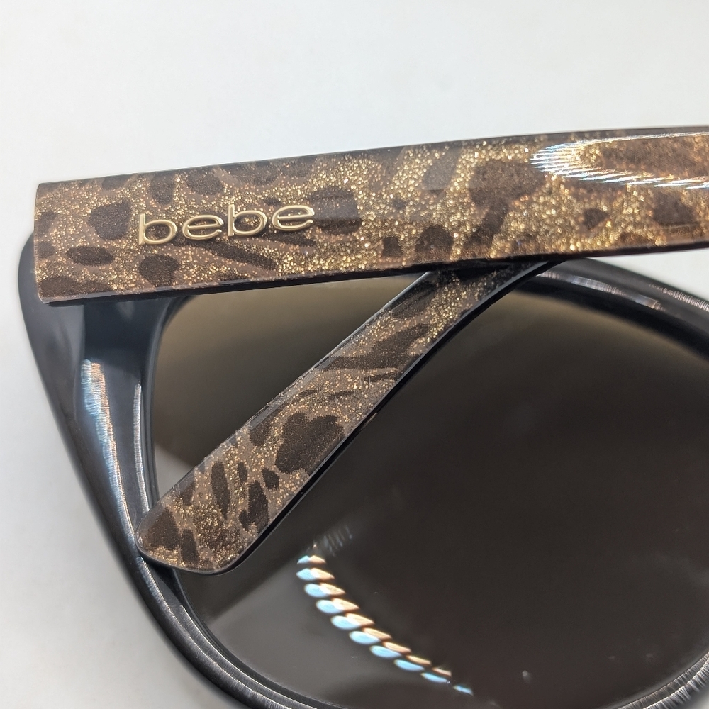 Bebe Cat-Eye Sunglasses with Leopard Accents - Picture 4 of 7